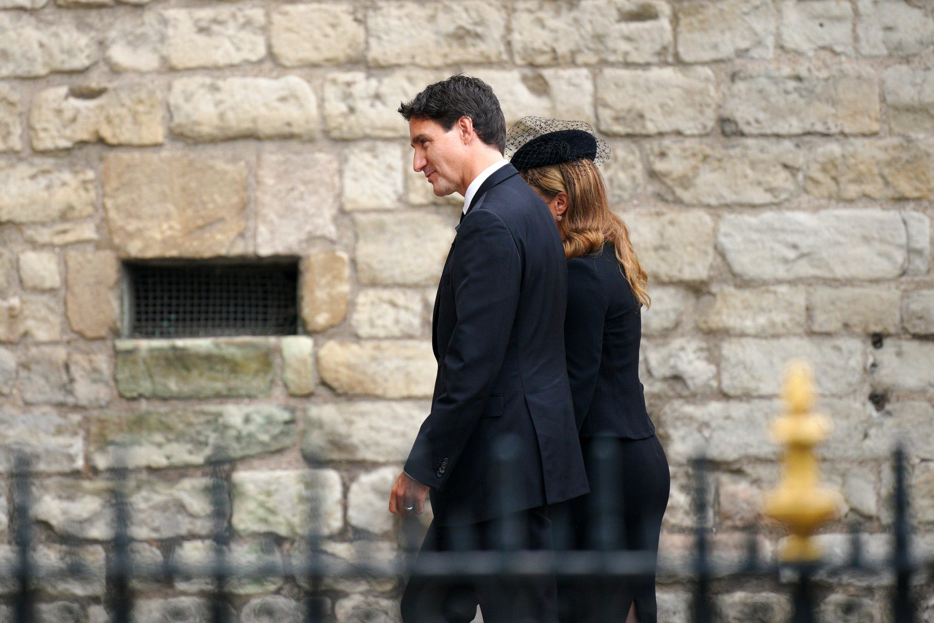 El primer ministro de Canadá, Justin Trudeau, junto a su esposa, Sophie Grégoire.