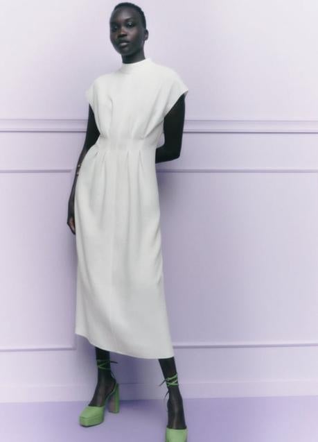 Imagen - El vestido de Zara con el que copiar el look de la reina Letizia.