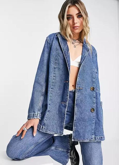 Imagen - Blazer vaquero de Only, a la venta en ASOS por 48,99 euros.