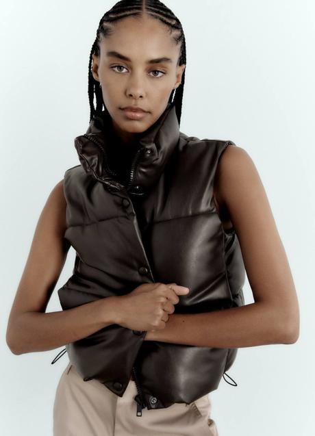 Imagen - Chaleco acolchado efecto piel