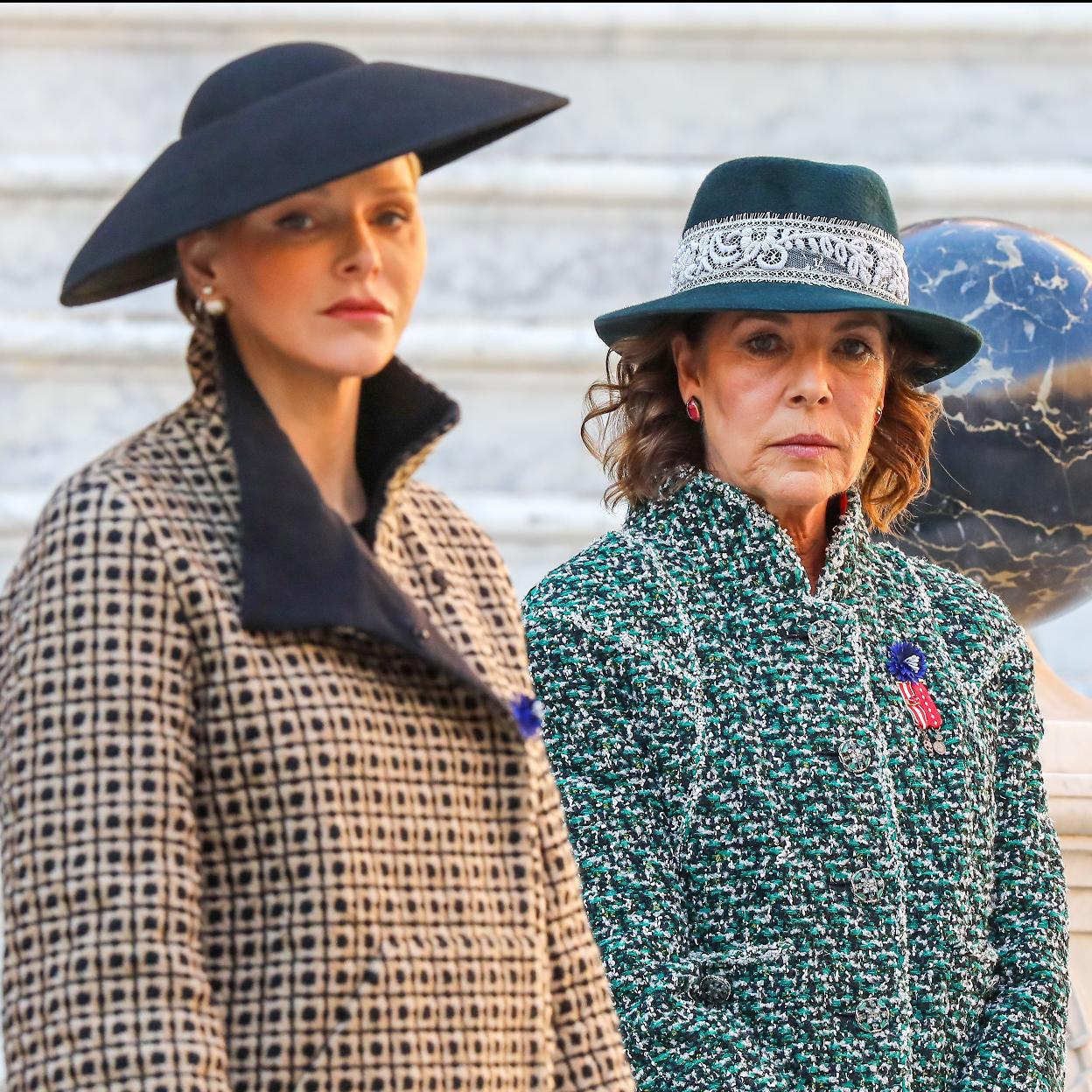 La princesa Charlène y su cuñada, Carolina de Hannover