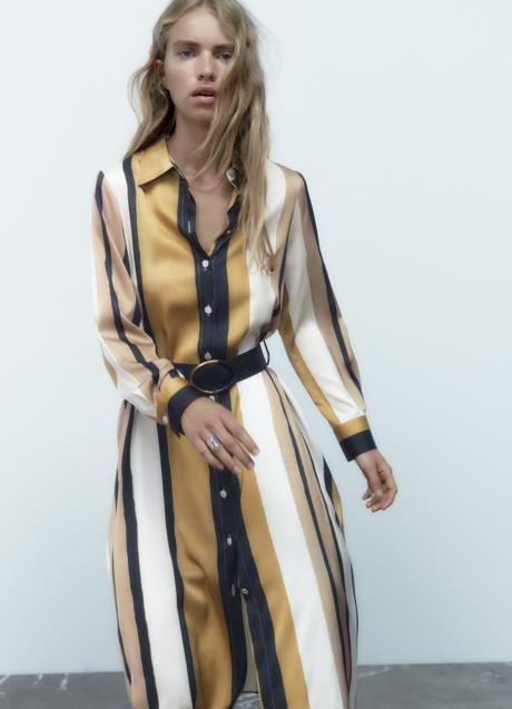 Imagen - Modelo de Zara con ondas naturales. Foto: Zara.