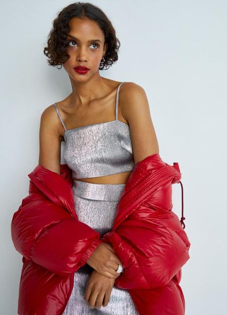 Imagen - Top cropped brillante de H&M, 15,99€.