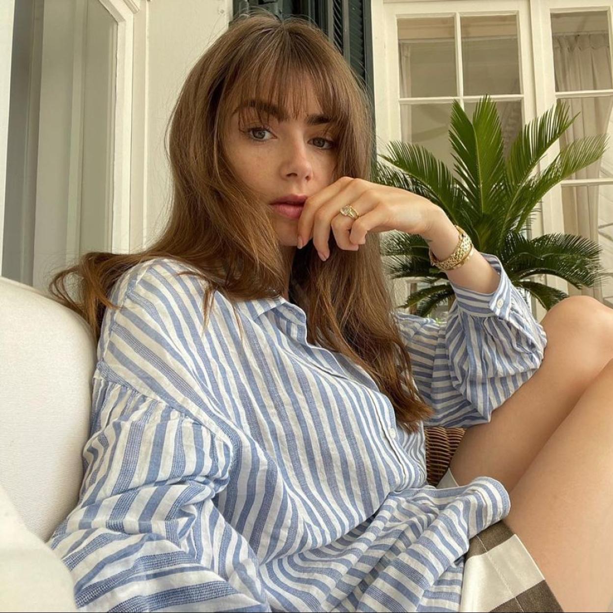 El flequillo bottleneck es el cambio de look más favorecedor