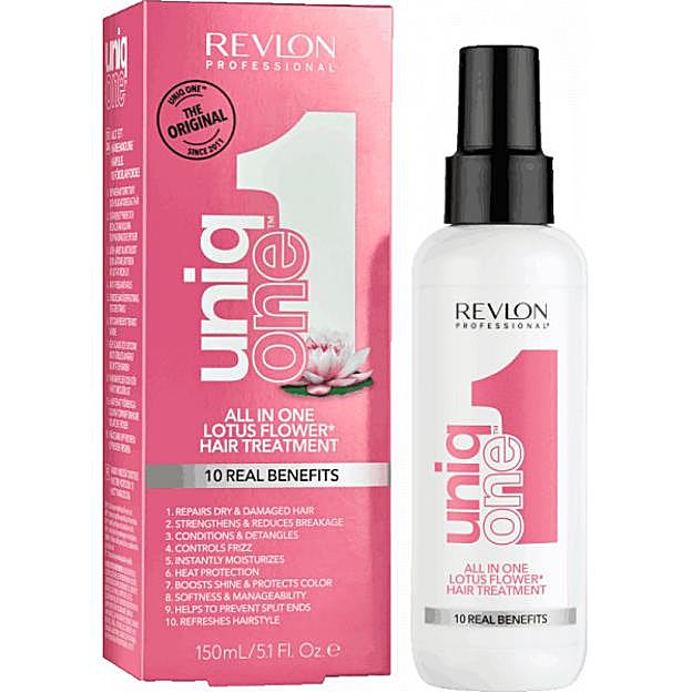 Spray Uniq One con flor de loto de Revlon.