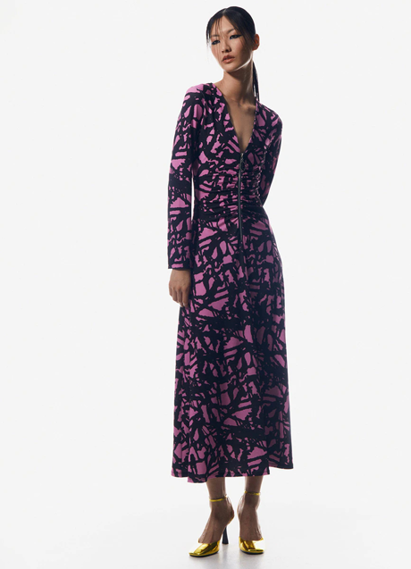 Imagen - Vestido estampado con cremallera de Sfera