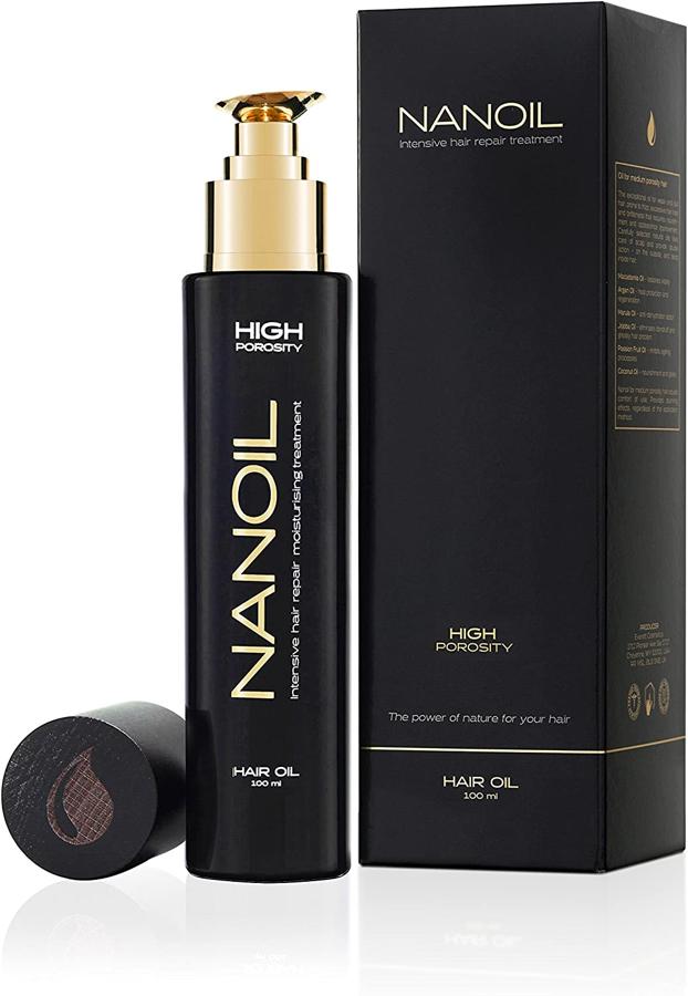 Perfecto para proporcionar hidratación y nutrición al cuero cabelludo seco. Además, regenera en profundidad la estructura de queratina del pelo dañado con tendencia a las puntas abiertas. Es de Nanoil. Precio: 28,99 €. Cómpralo aquí