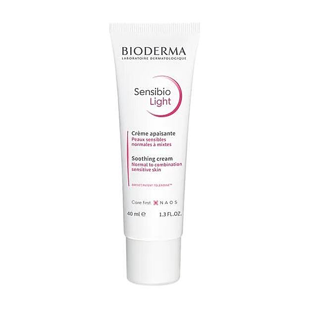 Bioderma Sensibio crema ligera calmante.
