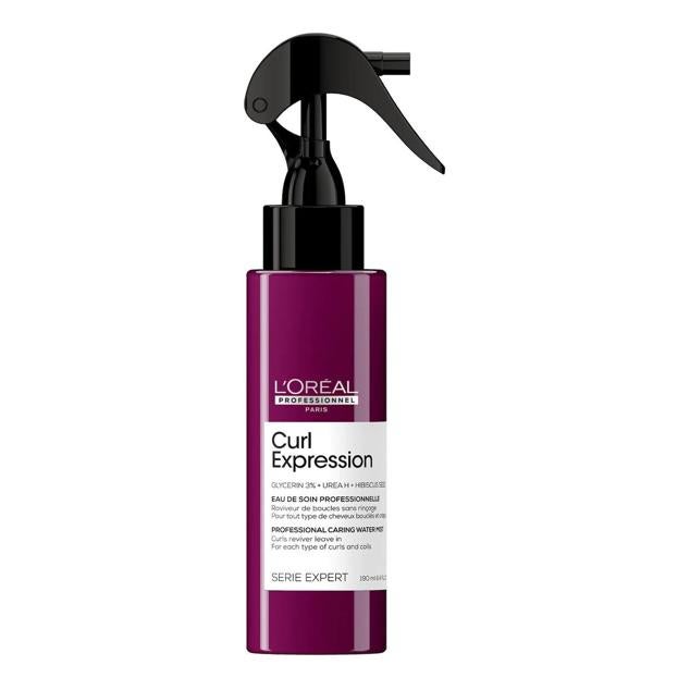 Serie Expert Curl Expression de L’Oréal Professionnel es un tratamiento sin aclaravo que revive el cabello rizado y encrespado para aumentar su definición, hidratar, aportar volumen y sublimarlo con fuerza, elasticidad y luminosidad durante 48 horas, a través de un concentrado con urea, semilla de hibisco y glicerina. Cómpralo aquí