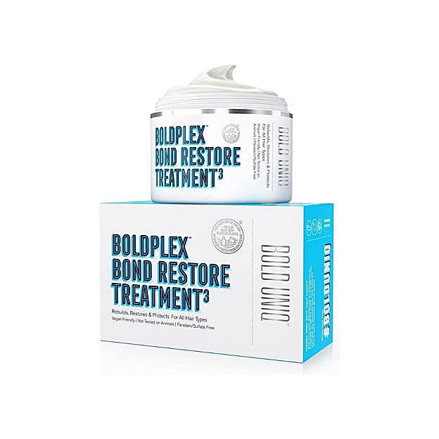 Mascarilla para pelo rizado, seco o teñido BoldPlex 3 de Bold Uniq (12,78 euros).