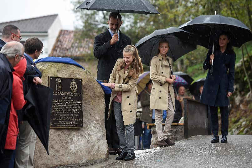 Asiegu fue el primer pueblo en el que Leonor dio un discurso por la entrega de estos premios. En él recalcó la importancia de esta entrega para ella, pues considera fundamental remarcar los valores de los habitantes a la hora de defender y mantener la tradición y el futuro del pueblo. 