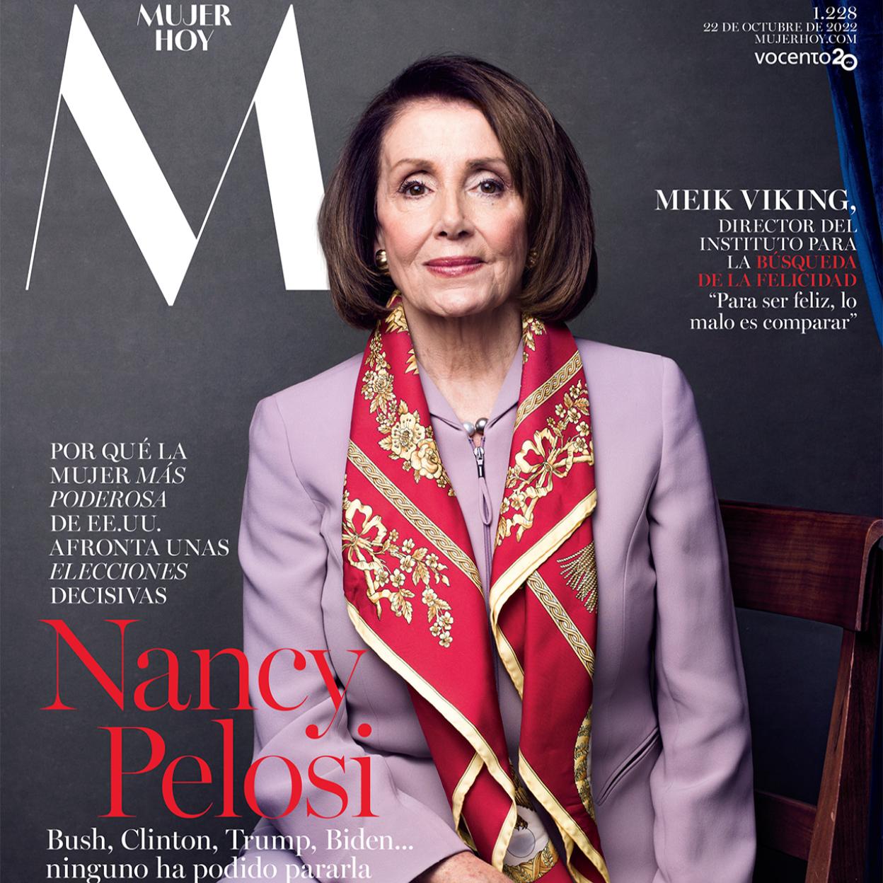 Nancy Pelosi, protagonista del nuevo número de Mujerhoy