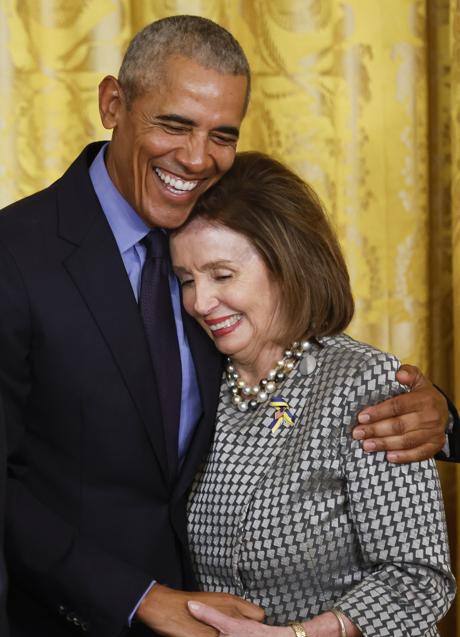 Imagen - Nancy Pelosi con Barack Obama. Foto: GETTY