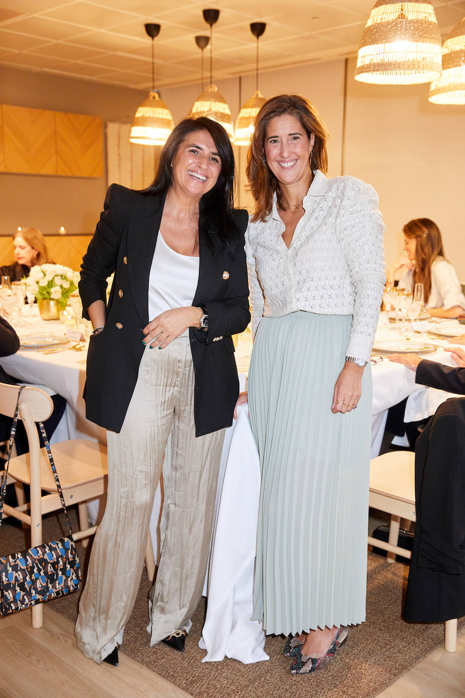 Rosa Ferreiro, Brand Ambassador de Zenith, con Inés González, Sales Marketing Manager de Vacheron Constantin.