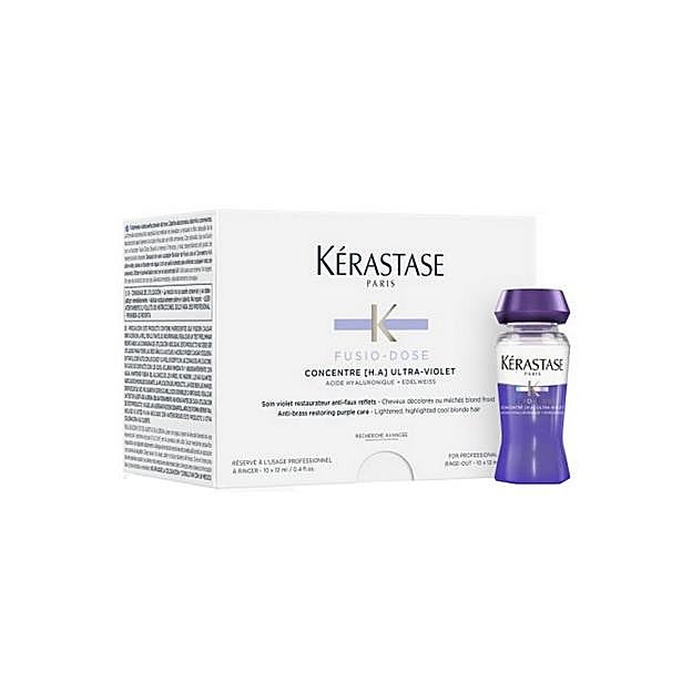 Ampollas Concentrate Fusio-Dose Ultra Violet de Kerástase.