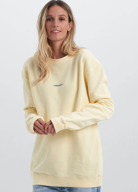 Imagen - Sudadera amarillo pastel de Troppo, 42,99€.