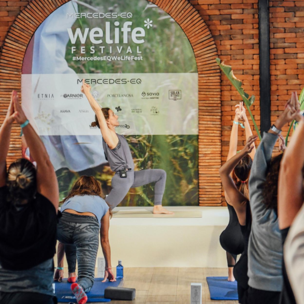 Mercedes de la Rosa durante su masterclass en Mercedes-EQ Welife Festival.