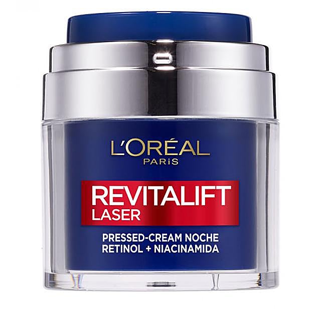 L'Oreal Revitalift Laser Crema de Noche con Retinol + Niacinamida.