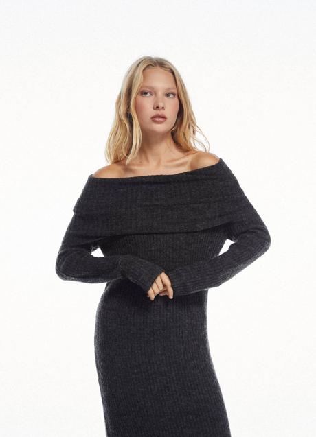 Imagen - Vestido de punto con cuello multiposición