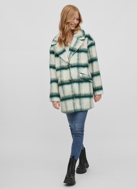 Imagen - Abrigo con estampado de cuadros de Vila. Foto: El Corte Inglés.