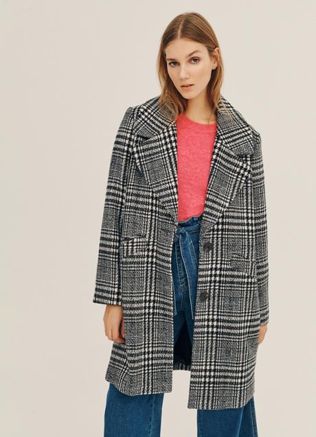 Imagen - Abrigo con estampado de pata de gallo de Vila. Foto. El Corte Inglés.