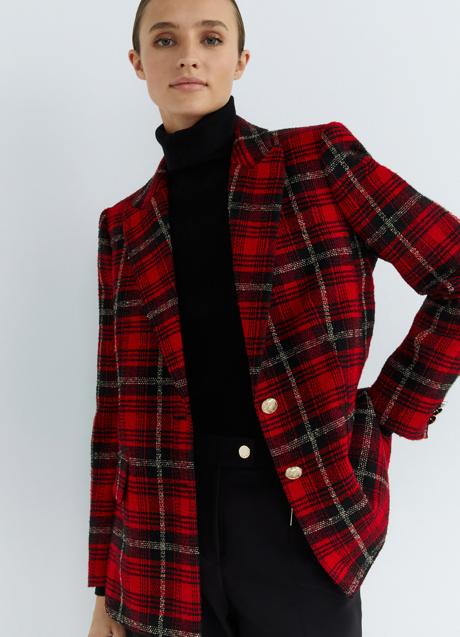 Imagen - Americana de cuadros de El Corte Inglés, 99,90€.