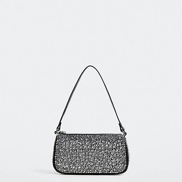 Bolso strass de Mango clon de Prada