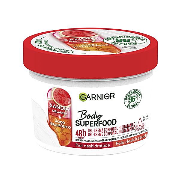 Body Superfood de sandía de Garnier tiene un olor irresistible.