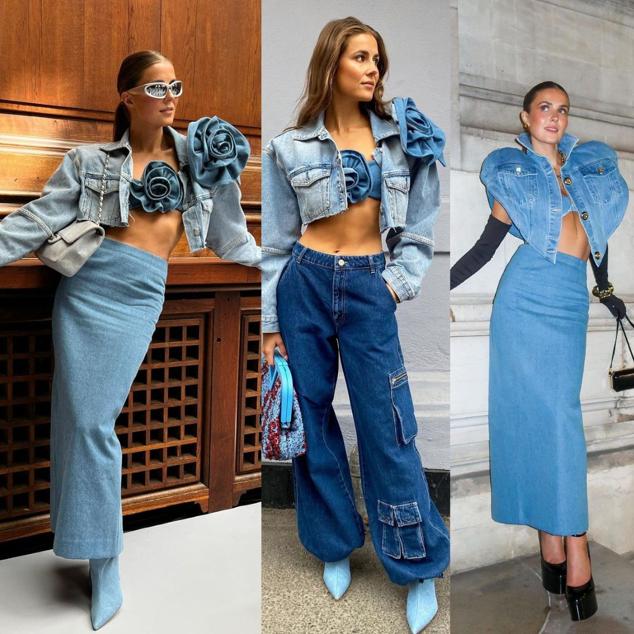 La influencer Nina Sandbech ha probado varias veces esta tendencia y lo ha hecho combinando las mismas prendas de diferentes manera. ¡Pura inspiración!