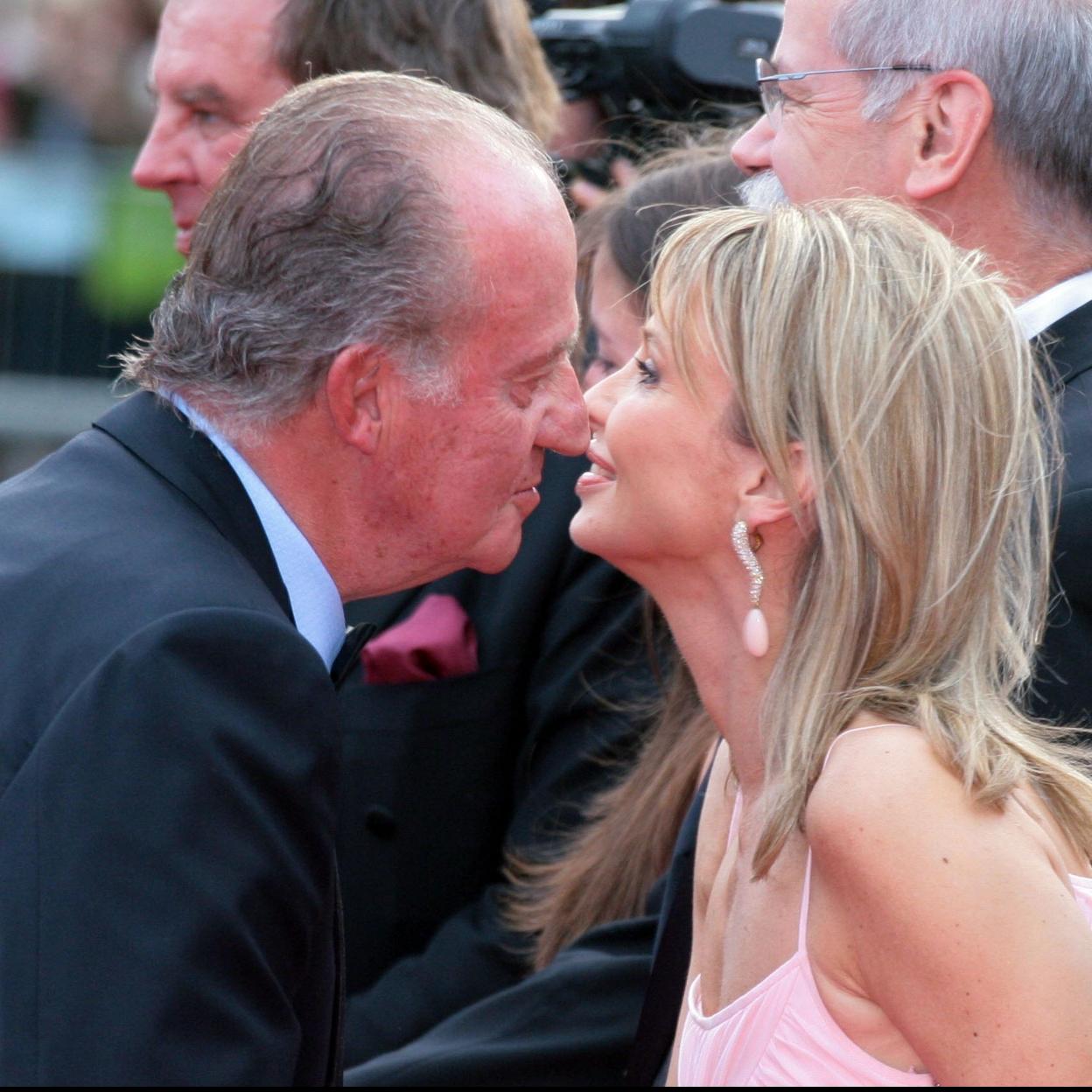 El rey Juan Carlos y Corinna Larssen.