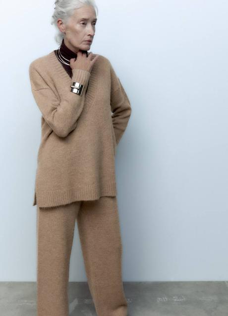 Imagen - Set de punto suave en color visón