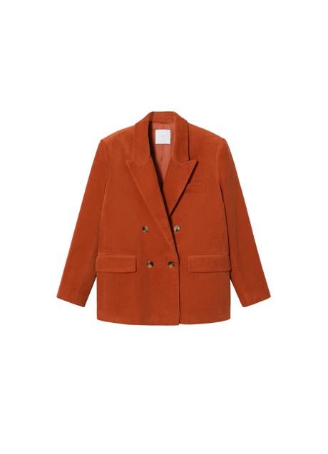 Imagen - Blazer de pana de Mango. Foto: Cortesía de Mango.