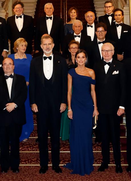 Imagen - La reina Letizia con un vestido de Carolina Herrera. / CASA REAL