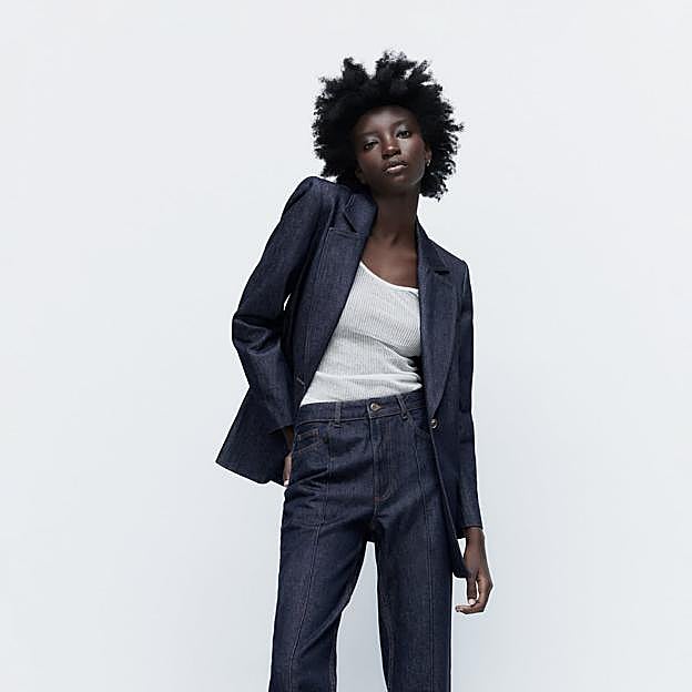 Imagen principal - Vaqueros High Rise de Zara. 