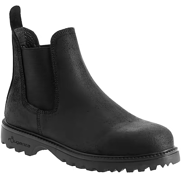 Los botines también están disponibles en color negro.