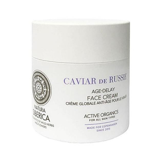 Esta crema de Natura Siberica lleva caviar negro.