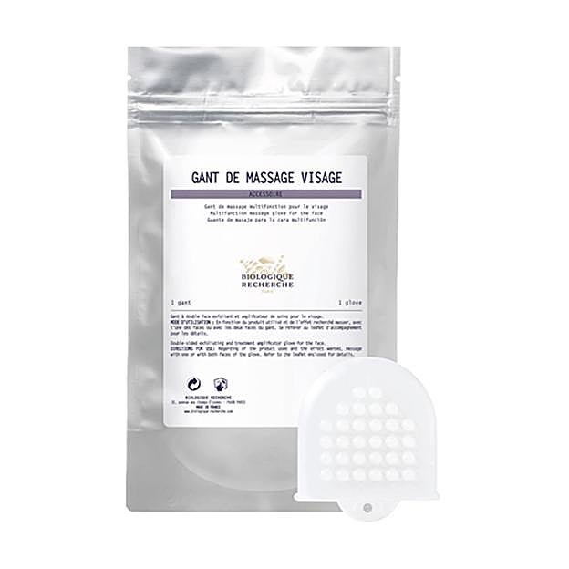 Guante limpiador y masajeador de Biologique Recherche.