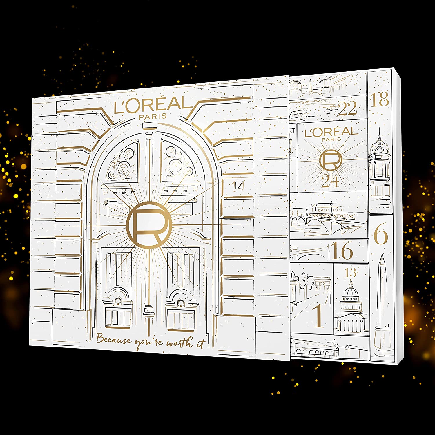 Este es uno de los calendarios de Adviento más esperados. La firma L'Oréal lanza sus 24 productos más icónicos para esta Navidad a través de esta caja en blanco con detalles dorados de lo más elegante. Cómpralo aquí