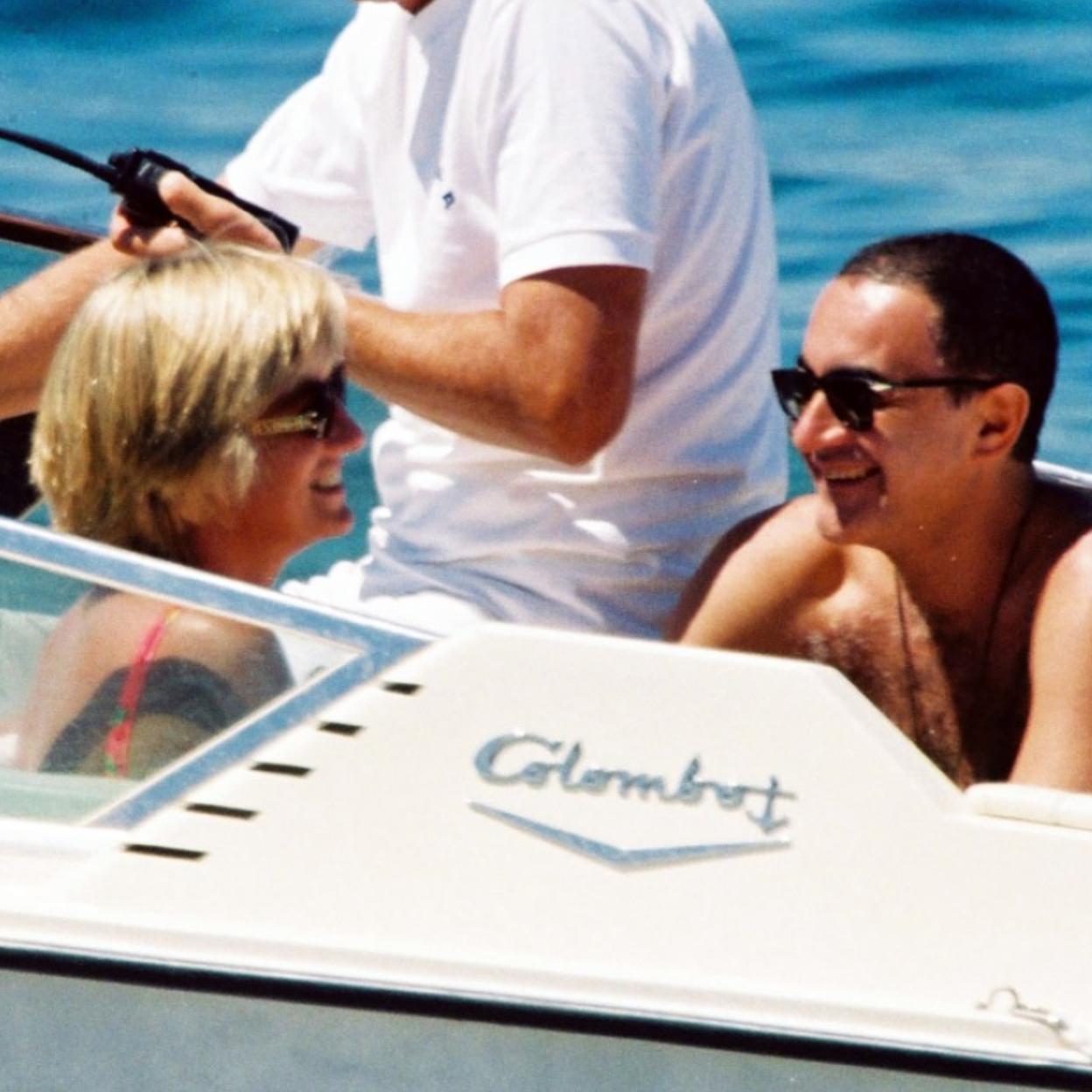 Diana de Gales y Dodi Al-Fayed.
