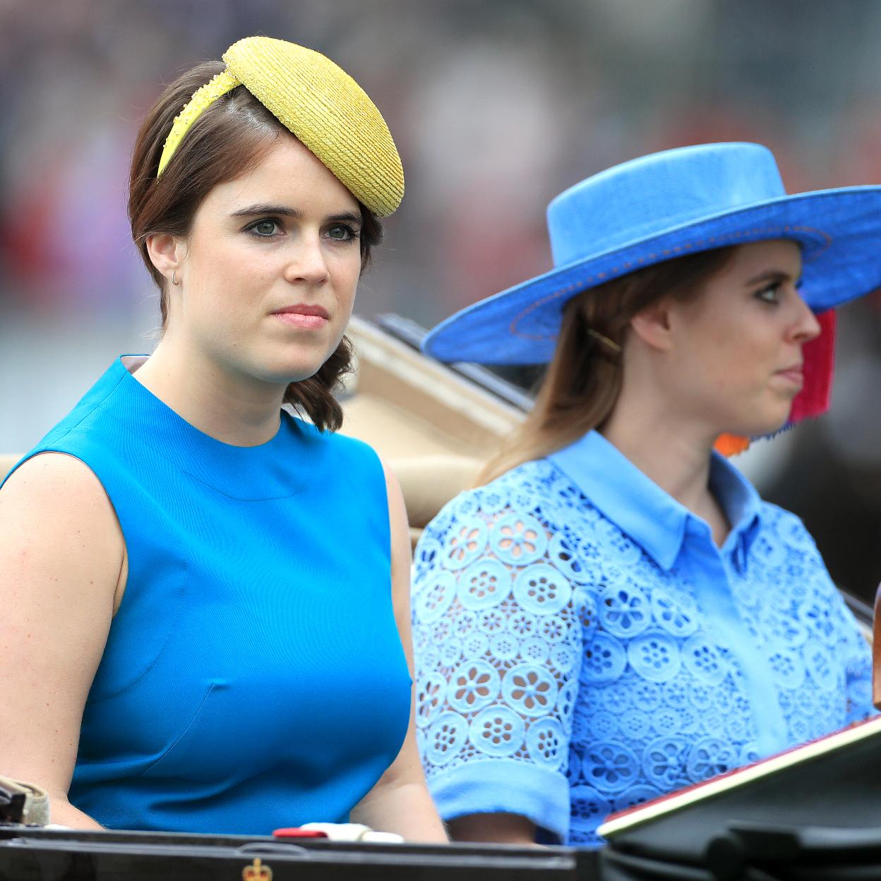 Eugenia de York y su hermana mayor, Beatriz.