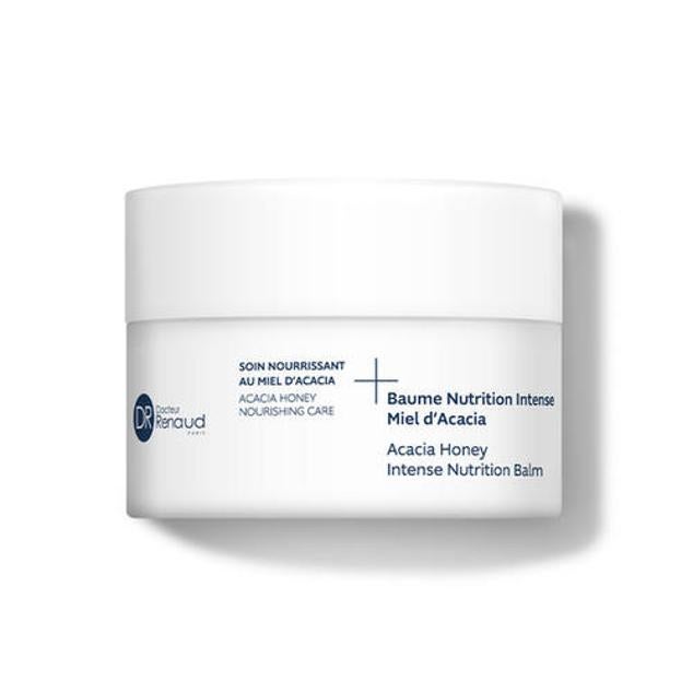 Baume Nutrition Intense Miel D’Acacia de Dr Renaud se trata de un bálsamo altamente nutritivo y denso que ayuda a devolver el confort, suavidad y elasticidad a la piel seca, así como la repara e hidrata en profundidad gracias a la jalea real, miel de acacia, propóleo, péptidos de arroz, manteca de karité y aceite de borraja. Cómpralo aquí