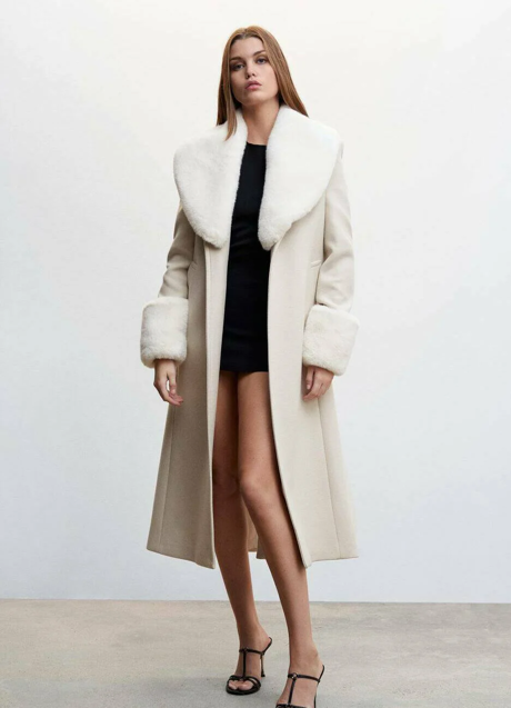 Imagen - Abrigo con cinturón de Mango, 199,99€.