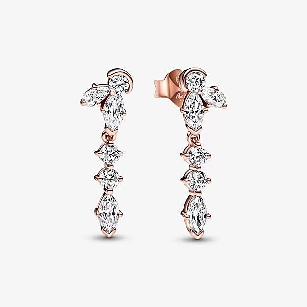 Pendientes Colgantes Herbario Brillante