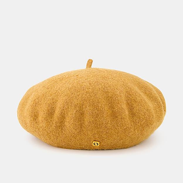 Boina de color mostaza de Latouche.