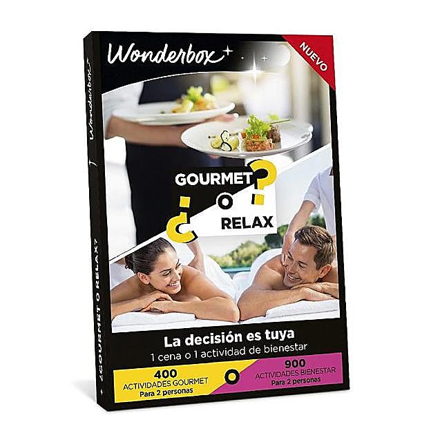Wonderbox ¿Gourmet o Relax?