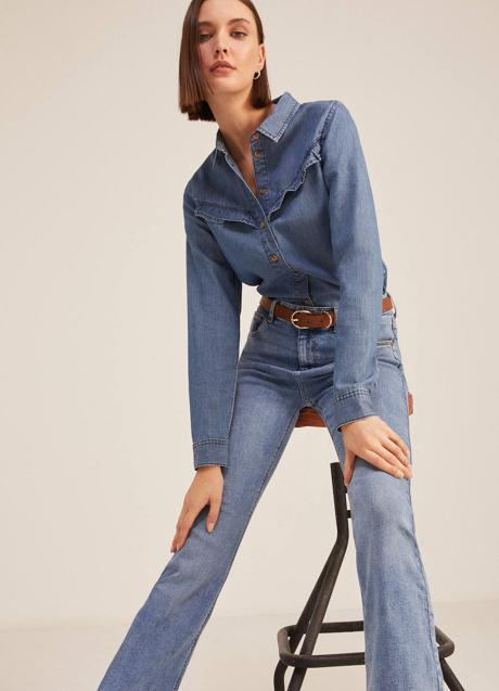 Imagen - Camisa denim con volante