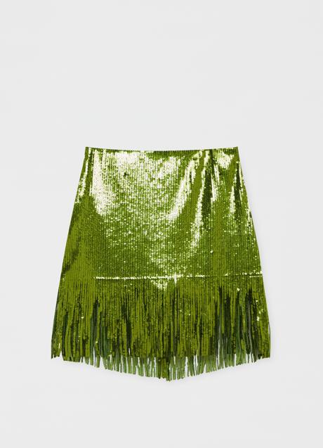 Imagen - Falda de flecos de Pull&Bear, 25,99€.