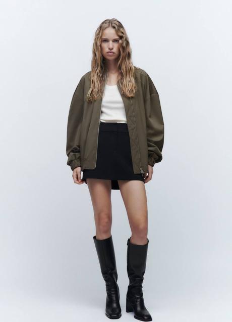 Imagen - Bomber oversize khaki