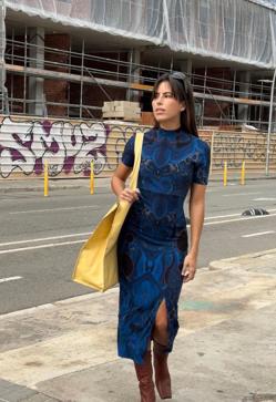 Imagen secundaria 2 - Así llevan las influencers el vestido de Desigual.