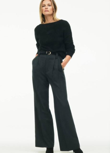 Imagen - Pantalones de vestir con pinzas en gris